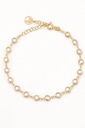 دستبند نقره طلائی زنانه 925 عیار Marie Claire - کد 683365943