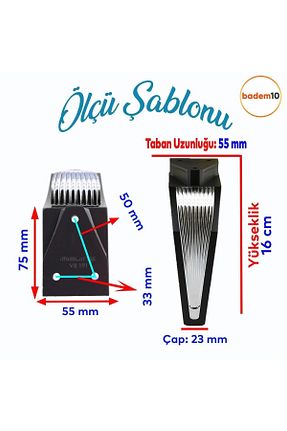 یراق آلات مبل مشکی Badem10 - کد 820060646