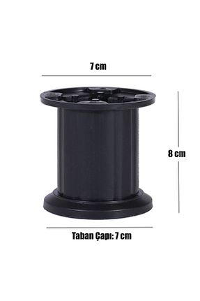 پایه مبل مشکی Badem10 - کد 123314382