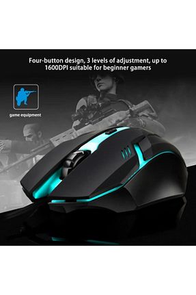 ماوس مشکی Everest Grup - کد 795858095