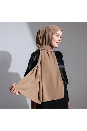 شال قهوه ای زنانه Medine İpeği Berel Moda - کد 758849369