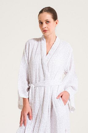 کیمونو و کافتان بژ زنانه پنبه ای Miespiga - کد 243924583
