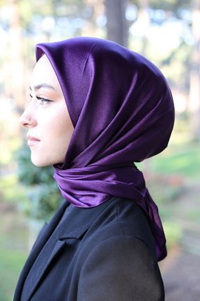 روسری رنگی پلی استر Akel - کد 790302902