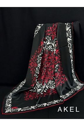 روسری سبز پلی استر Akel - کد 842760338
