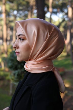 روسری رنگی پلی استر Akel - کد 790303152