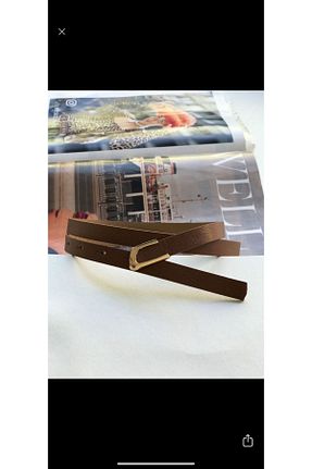 کمربند قهوه ای زنانه اکریلیک AKSESUAREE - کد 846251799