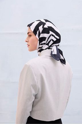 شال مشکی زنانه Poly Twill Cardion - کد 839226716