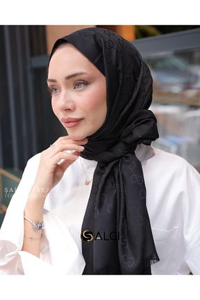 شال مشکی زنانه پنبه ای ŞALCIEŞARP - کد 846262776