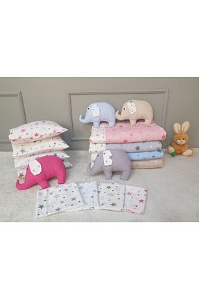 ست لحاف و روکش لحاف و روکش بالش کودک و نوزاد طوسی پلی استر Yuar Baby - کد 835415214