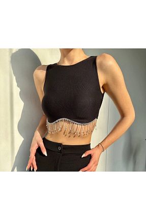 بلوز مشکی زنانه ساده WEAR AND WEAR - کد 681267730