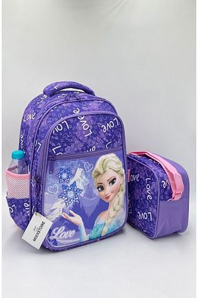 کیف مدرسه بنفش بچه گانه پارچه ای ms mixxstore - کد 808579294