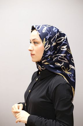 روسری رنگی پلی استر Akel - کد 795791740