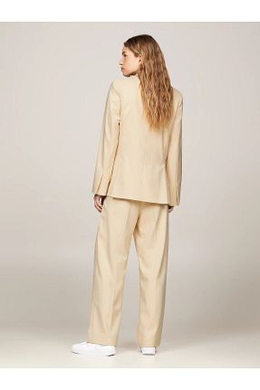 بلوز بژ زنانه ساده Tommy Hilfiger - کد 846350260