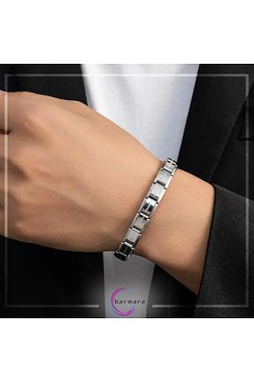 دستبند استیل (فولاد) قهوه ای زنانه استیل ضد زنگ ONLINEE - کد 846393374