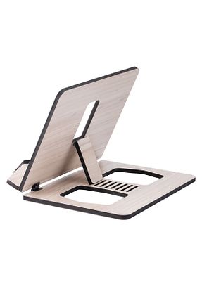 پایه کتاب قهوه ای چوب Vigo Wood - کد 77992425