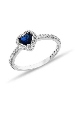 انگشتر نقره زنانه زیرکن Metay Silver - کد 846440649