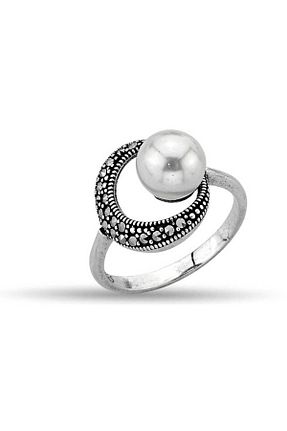 انگشتر نقره زنانه زیرکن Metay Silver - کد 846440833