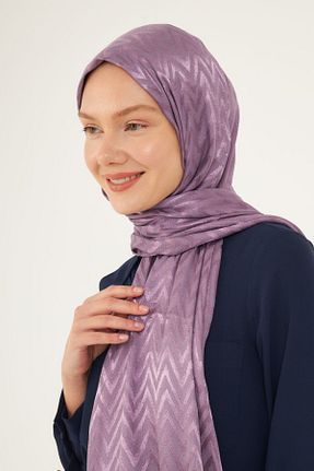 شال بنفش زنانه MİRSOY SCARF - کد 846471171