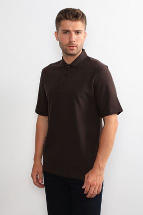 پولوشرت قهوه ای مردانه رگولار F&K - کد 846469807