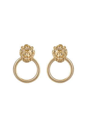 گوشواره جواهر طلائی روکش طلا ASYRA JEWELLERY - کد 785662852
