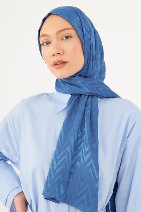 شال آبی زنانه MİRSOY SCARF - کد 846474238