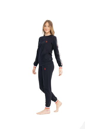 ست لباس راحتی سرمه ای زنانه ساده U.S. Polo Assn. - کد 846484914