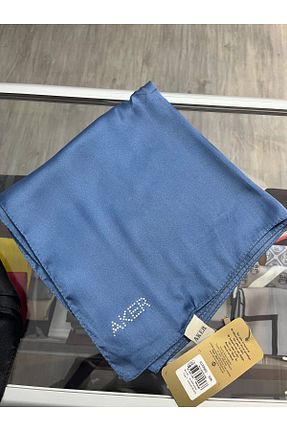 روسری آبی پلی استر Aker - کد 837852667