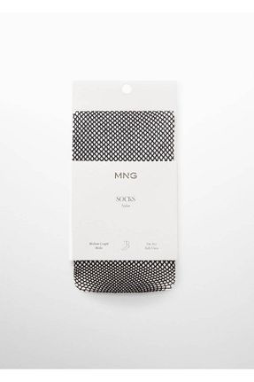جوراب مشکی زنانه مخلوط پلی آمید MANGO - کد 800197229