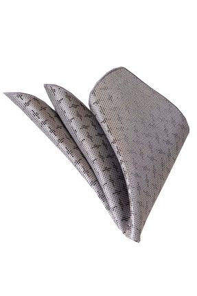 دستمال جیبی طوسی مردانه پارچه ای Exve Exclusive - کد 648110731