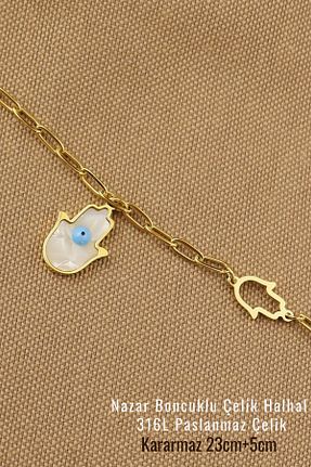 خلخال جواهر طلائی زنانه Keyifli Hayaller - کد 825712642
