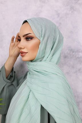 شال سبز زنانه ویسکون کد 846668403