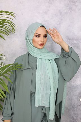 شال سبز زنانه ویسکون کد 846668403