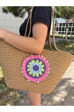 کیف ساحلی قهوه ای زنانه MaVaux - کد 846685283