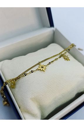 دستبند استیل (فولاد) طلائی زنانه استیل (فولاد) Bucino - کد 842794471