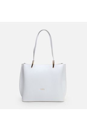 کیف دوشی سفید زنانه چرم خالص Hotiç - کد 846680552