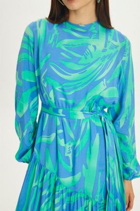 لباس سبز زنانه بافتنی پلی استر رگولار آستین-بلند کد 760820614
