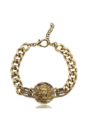 دستبند استیل (فولاد) طلائی زنانه روکش طلا Bayemeyc - کد 66832569