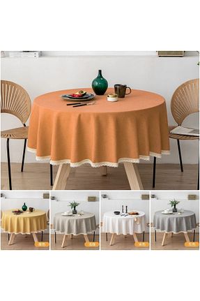 رومیزی نارنجی کتان AYZEN HOME - کد 644471441