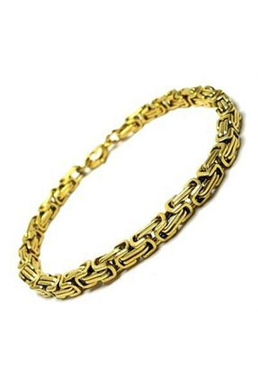 دستبند استیل (فولاد) زرد مردانه استیل ضد زنگ TREND COLLECTİON - کد 124781737