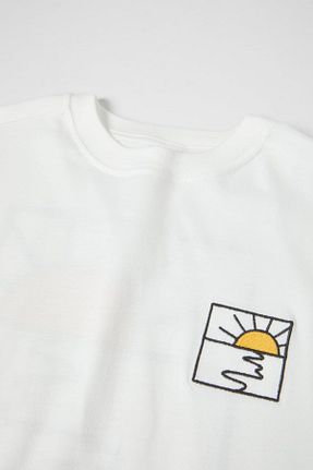 تیشرت سفید بچه گانه گشاد The Champ Clothing - کد 810743113
