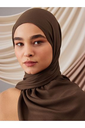 روسری آبی 70 * 180 Femple Modest - کد 835924815