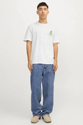 تیشرت سفید مردانه رگولار Jack & Jones - کد 846368281