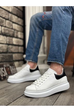 کفش پیاده روی سفید مردانه جیر BOA - کد 309413930