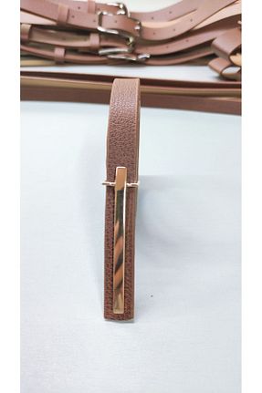 کمربند قهوه ای زنانه چرم مصنوعی asillaksesuar - کد 845099021