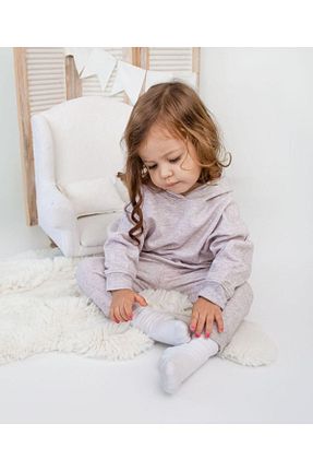سوئیشرت بژ بچه گانه ساده MiaBaby - کد 835714277
