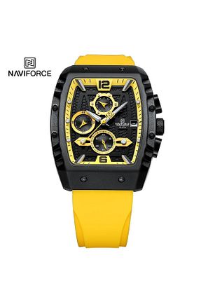 ساعت مچی زرد مردانه 41-45 میلی متر Naviforce - کد 808167840
