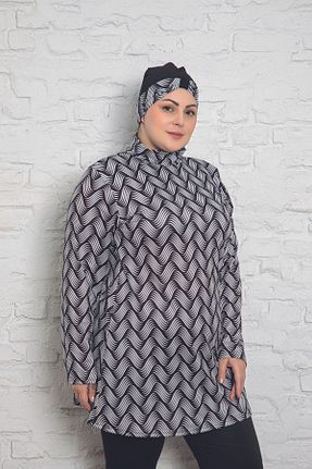 مایو حجاب سرمه ای زنانه مخلوط پلی آمید DONEX - کد 824322877