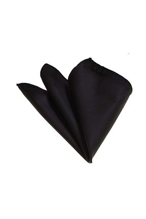 دستمال جیبی مشکی مردانه پارچه ای Exve Exclusive - کد 392651837
