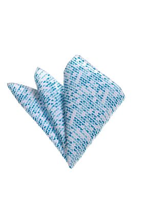 دستمال جیبی آبی مردانه پارچه ای Exve Exclusive - کد 37250155