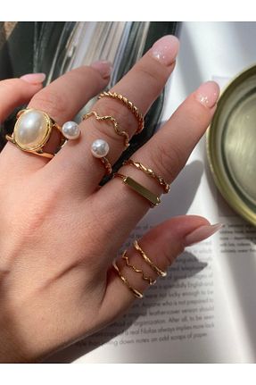 انگشتر جواهر طلائی زنانه زیرکن Pinery Jewels - کد 846257301